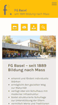 Mobile Screenshot of fg-basel.ch